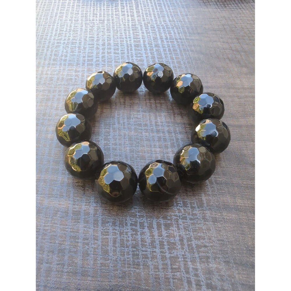 Chunky Black Bracelet
